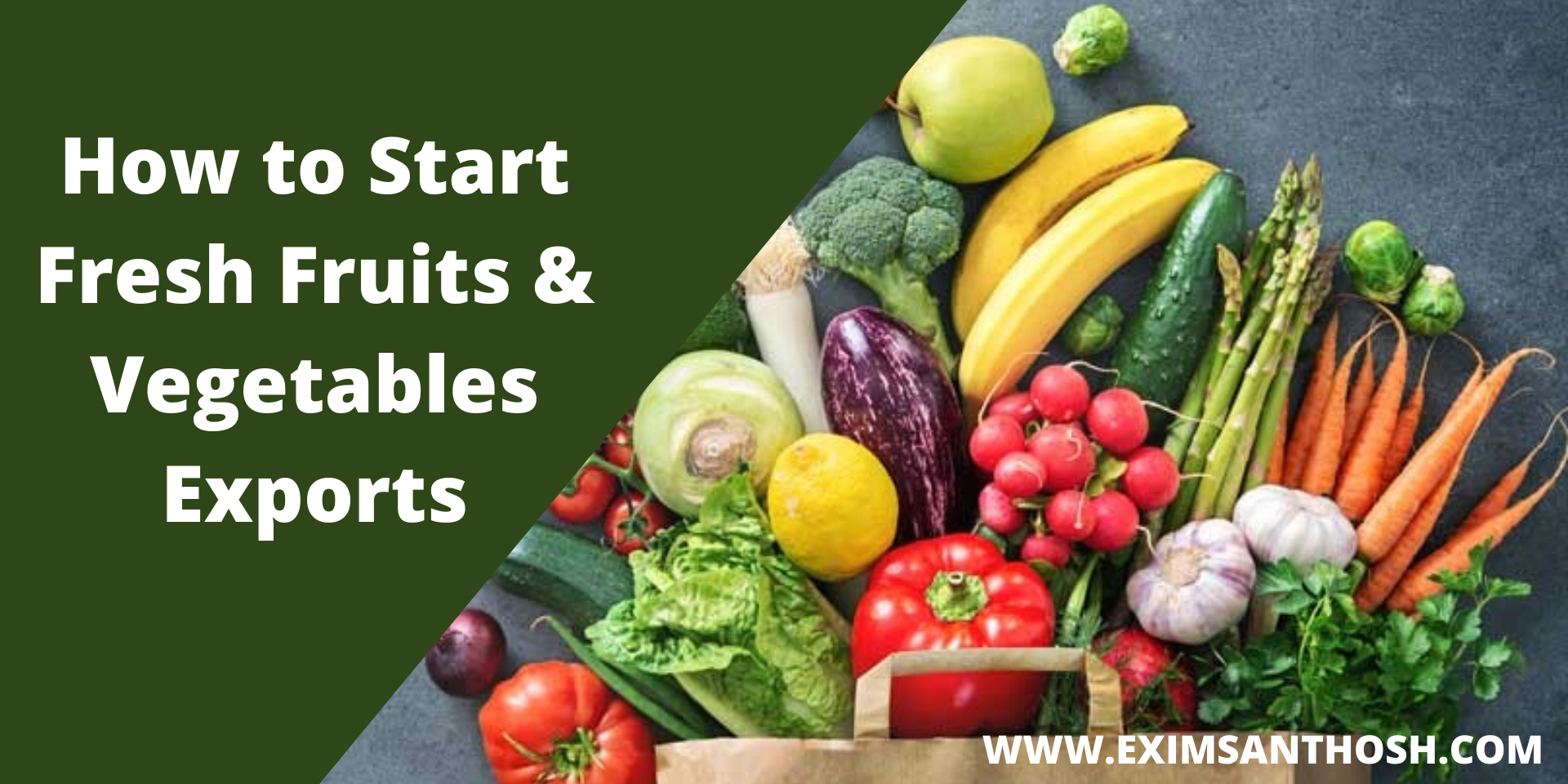 How to Start Fresh Fruits & Vegetables Exports From India Exim Santhosh